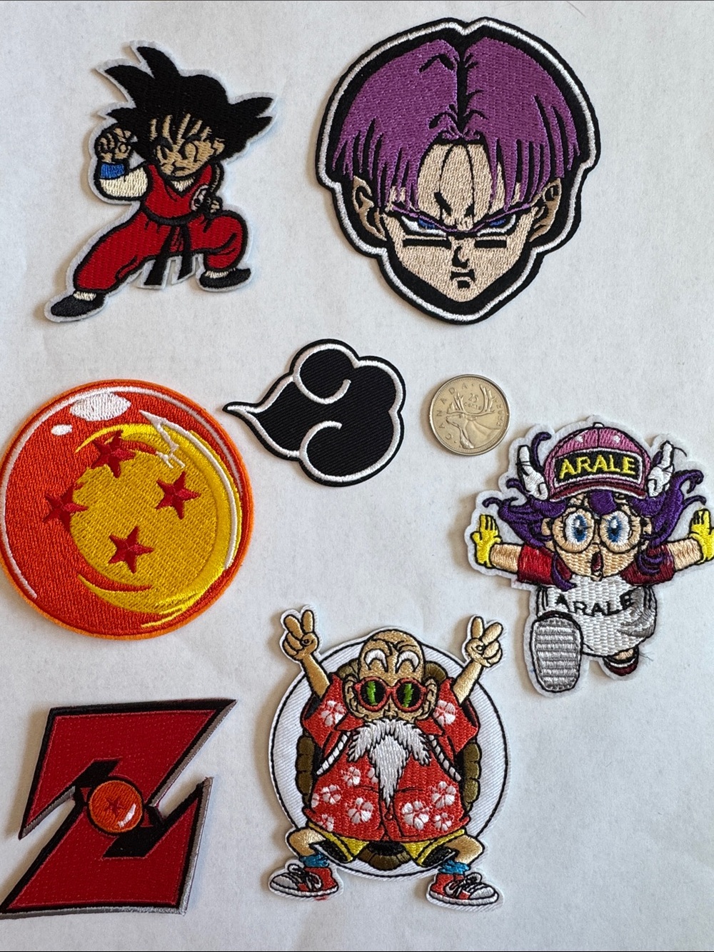 Dragon Ball Embroidery Patch Set - Multicolor